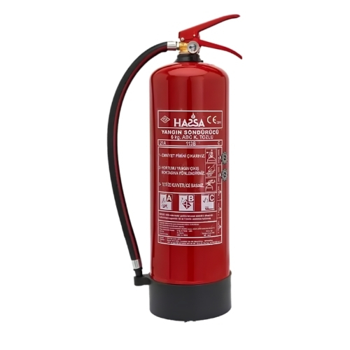 6 KG ABC Tozlu Yangın Söndürme Cihazı