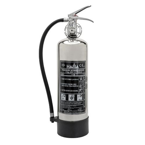 6 Kg ABC Tozlu Kromajlı Bodyguard Yangın Söndürme Cihazı